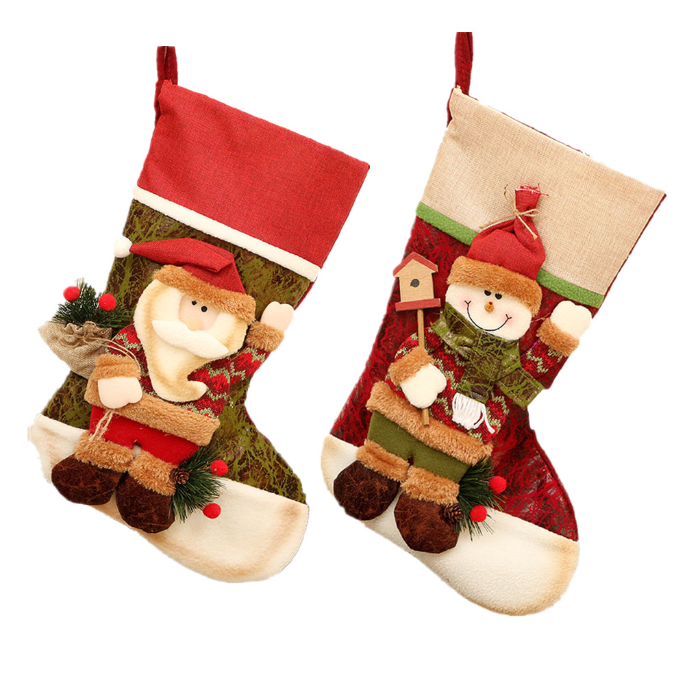 Large Christmas Stocking Santa Claus Sock Xmas Gift Holder Christmas Tree Decor for Home Party New Year Gift Candy Bags 2019
Large Christmas Stocking Santa Claus Sock Xmas Gift Holder Christmas Tree Decor for Home Party New Year Gift Candy Bags 2019