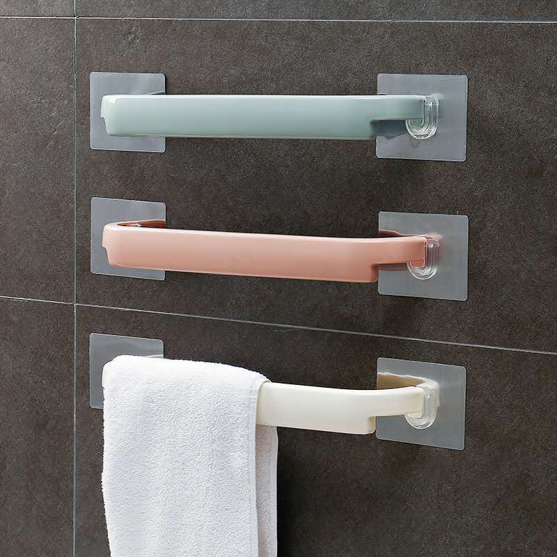 Kitchen bathroom towel rack paste free punch kitchen single rod rag rack bathroom thickened towel bar storage shelf
Kitchen bathroom towel rack paste free punch kitchen single rod rag rack bathroom thickened towel bar storage shelf