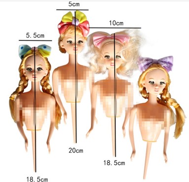 Doll Cake Mold Plastic Bobbi Doll Toppers Dress Cake Doll Birthday Cake Decorating Tools Wedding Decoration