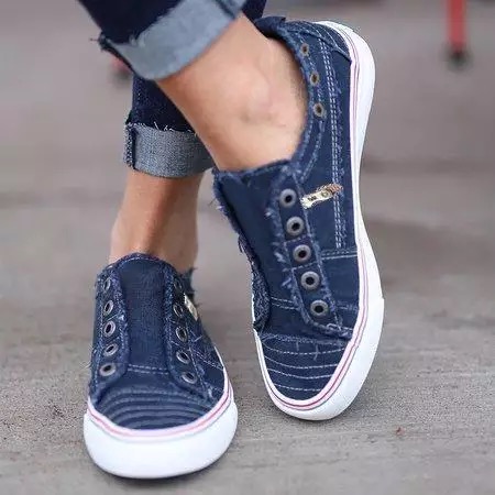 Hot Sale- sale Stylish Mental decoration Slip-on Large Size Casual Shoes Denim Flat for womens New Arrival 6colors, Black
Hot Sale- sale Stylish Mental decoration Slip-on Large Size Casual Shoes Denim Flat for womens New Arrival 6colors, Black