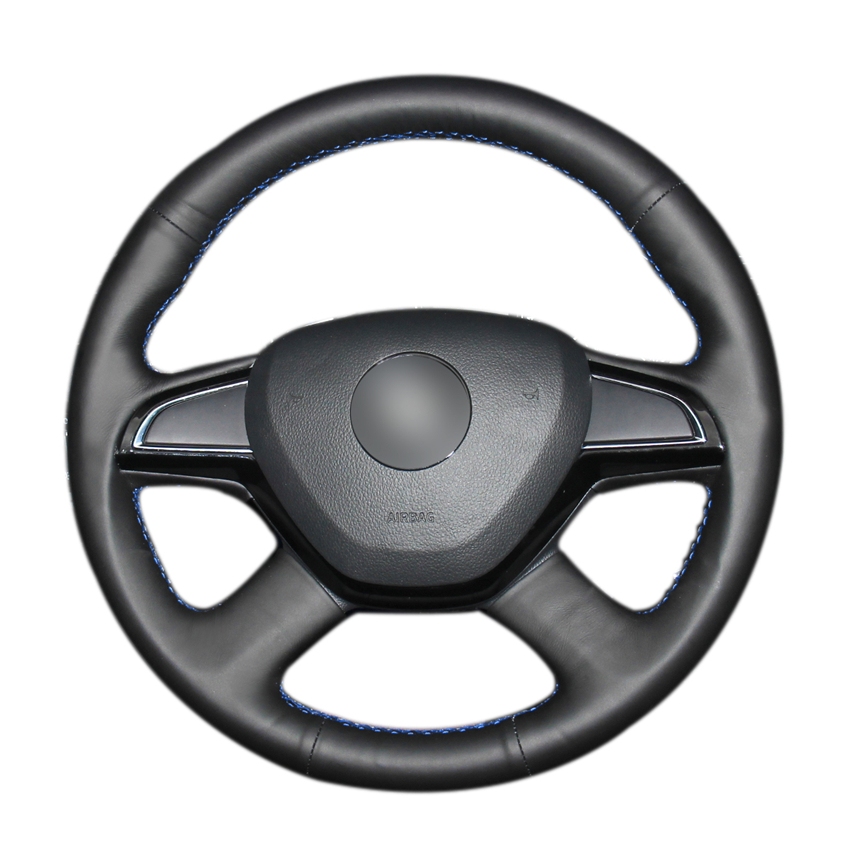 Black Artificial Leather Car Steering Wheel Cover for Skoda Octavia 2015 2016 Fabia 2014 Rapid 2013-2015 Superb 2013-2016
Black Artificial Leather Car Steering Wheel Cover for Skoda Octavia 2015 2016 Fabia 2014 Rapid 2013-2015 Superb 2013-2016