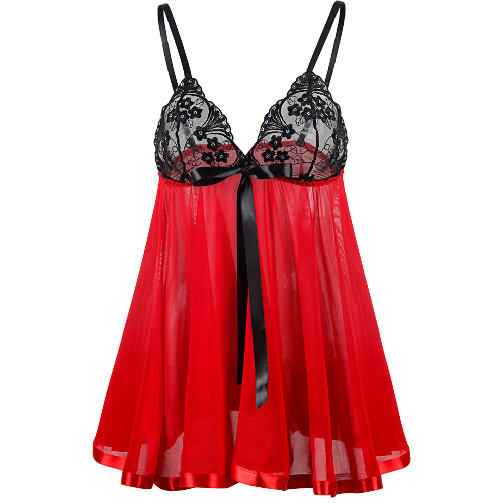 Women Sexy Lace Lingerie Underwear Corset Print Sleepwear Dress Sexy Sleepwear Nightwear Chemise De Nuit Femme *10, Black
Women Sexy Lace Lingerie Underwear Corset Print Sleepwear Dress Sexy Sleepwear Nightwear Chemise De Nuit Femme *10, Black