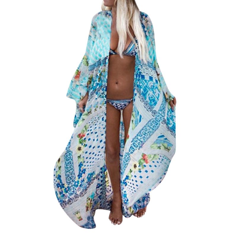 2020 Women'S Summer Long Kimono Cardigan Sexy Chiffon Bikini Cover Up Beach Sunscreen Blouse Blusas Mujer De Moda Bikini#Y2
2020 Women'S Summer Long Kimono Cardigan Sexy Chiffon Bikini Cover Up Beach Sunscreen Blouse Blusas Mujer De Moda Bikini#Y2