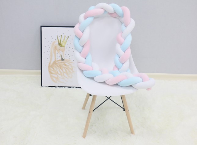 4M Baby Bed Bumper Infant Cradle Pillow Cushion Braid Knot Bumper Crib Protector Room Decor Tour De Lit Tresse, Red
4M Baby Bed Bumper Infant Cradle Pillow Cushion Braid Knot Bumper Crib Protector Room Decor Tour De Lit Tresse, Red