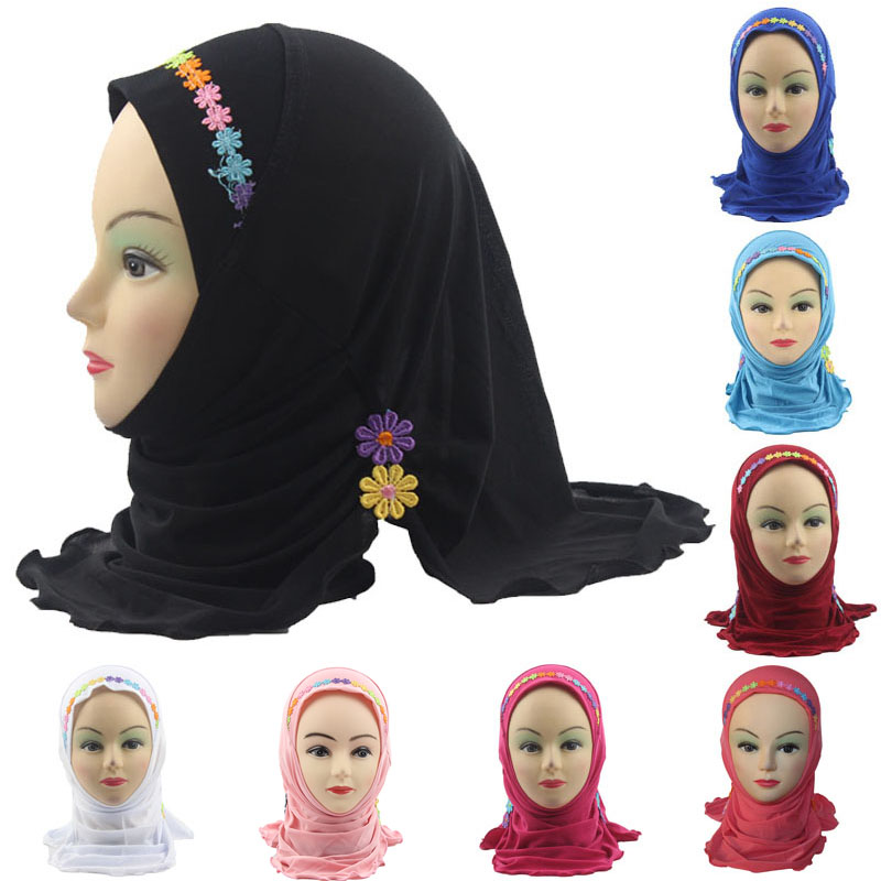 Fashion Accessories Girls Kids Muslim Hijab Islamic Arab Scarf Shawls with Beautiful Flowers for 3 to 8 years old Girls
Fashion Accessories Girls Kids Muslim Hijab Islamic Arab Scarf Shawls with Beautiful Flowers for 3 to 8 years old Girls