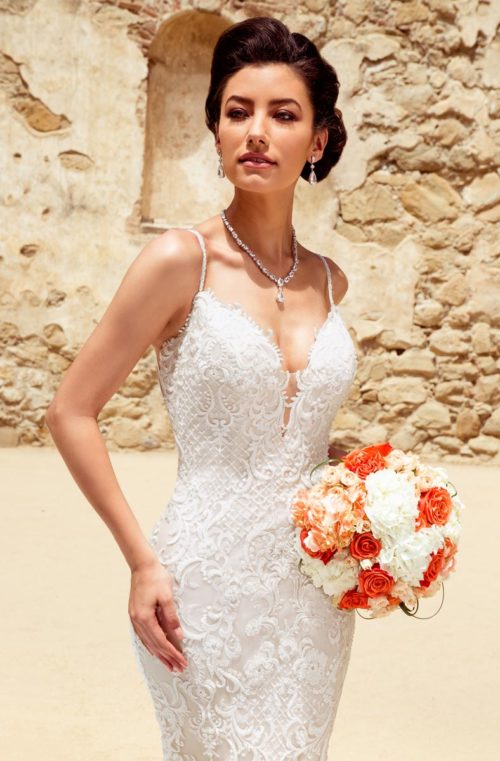 Kitty Chen 2019 Mermaid Lace Wedding Dresses New Spaghetti Neck Appliqued Open Back Bridal Gowns Chapel Train Long Wedding Dress