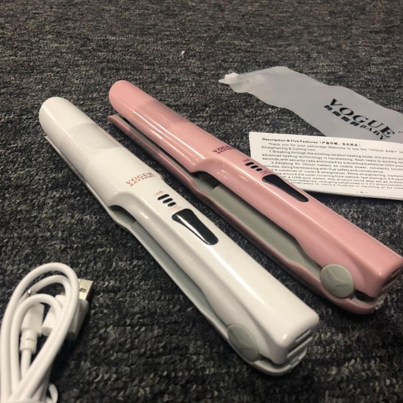 Wireless Hair Straighteners Fast Heating Flat Iron Ceramic Hair Curler Curling Irons USB Charger Straightening Iron Styling 108
Wireless Hair Straighteners Fast Heating Flat Iron Ceramic Hair Curler Curling Irons USB Charger Straightening Iron Styling 108