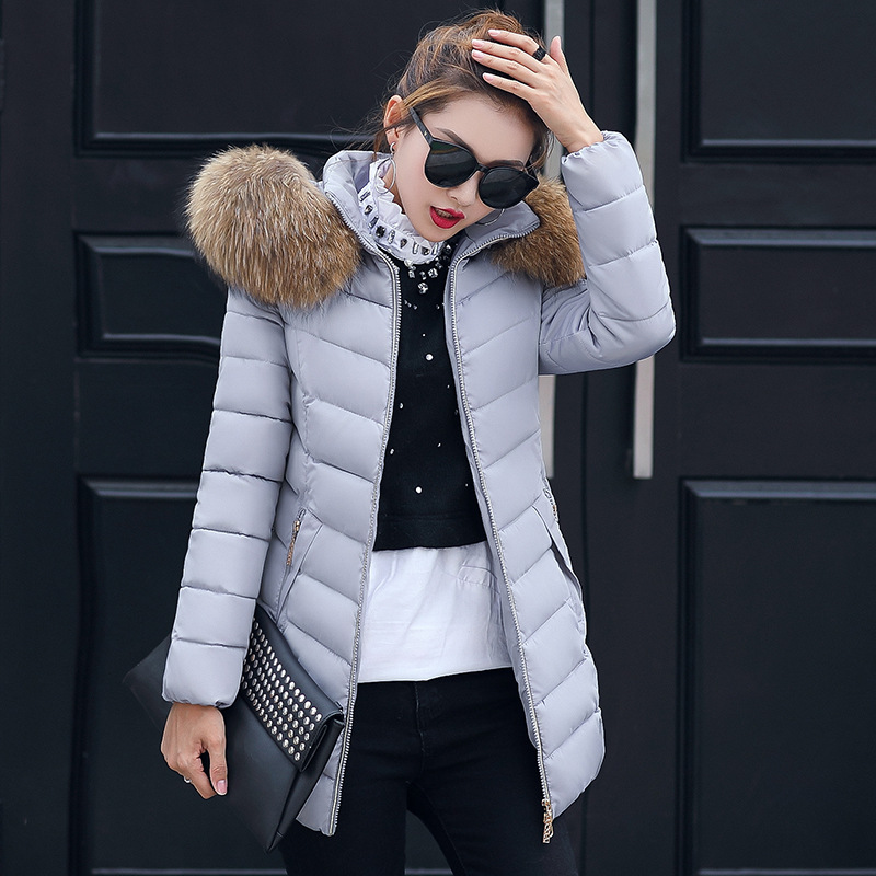 2019 Winter Jacket Women Plus Size Womens Down Cotton Parkas Thicken Outerwear Solid Hooded Coats Female Slim Basic Tops
