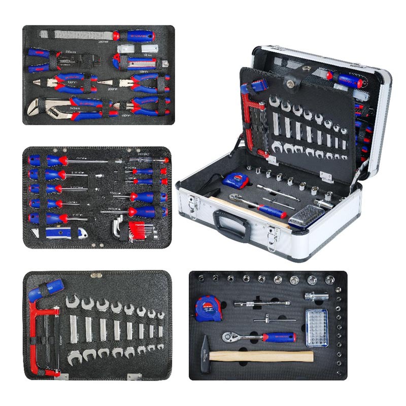 119-piece aluminum alloy toolbox set household tool set hand tool screwdriver wrench pliers woodworking
119-piece aluminum alloy toolbox set household tool set hand tool screwdriver wrench pliers woodworking