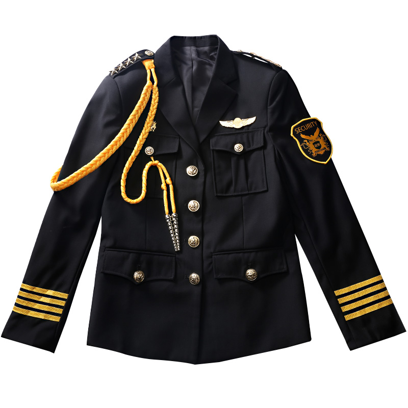 Spring High grade place Security Woman uniform Lady Airport property Clothing ceremony service uniform work Suits + Accessories