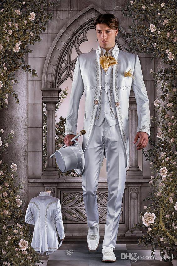 Classic Embroidery tuxedos groom wedding men suits mens wedding suits tuxedo costumes de smoking pour hommes men(Jacket+Pants+Tie+Vest) 216, Same as image
Classic Embroidery tuxedos groom wedding men suits mens wedding suits tuxedo costumes de smoking pour hommes men(Jacket+Pants+Tie+Vest) 216, Same as image