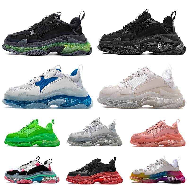 Paris 2020 Crystal Bottom Triple-S Leisure Shoes Luxury Dad Shoes Platform Triple S Sneakers for Men Women Vintage Kanye Old Grandpa Trainer, #17 36-40
Paris 2020 Crystal Bottom Triple-S Leisure Shoes Luxury Dad Shoes Platform Triple S Sneakers for Men Women Vintage Kanye Old Grandpa Trainer, #17 36-40