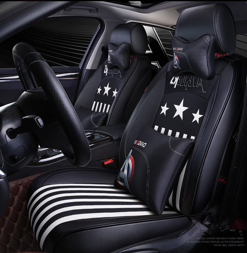 universal fit car interior accessory seat covers for five-seat sedan durable pu leather us star flag eight pieces seat covers set for suv dd
universal fit car interior accessory seat covers for five-seat sedan durable pu leather us star flag eight pieces seat covers set for suv dd