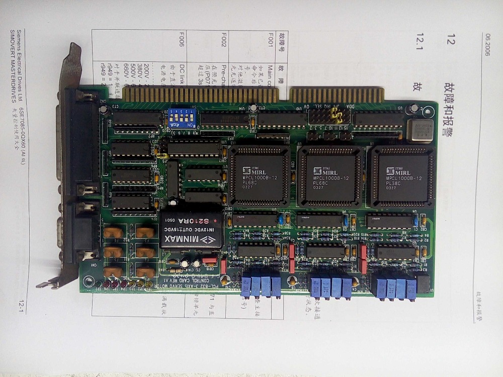 100% Tested Work Perfect for PCL-832 3-AXIS SERVO MOTOR CONTROL CARD ISA