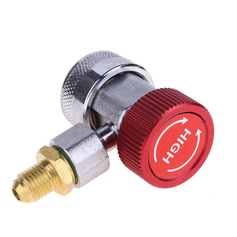 1Set Auto Freon R134A A/C Air Conditioning Adjustable Quick Coupler Refrigerant High Low Voltage Adapter