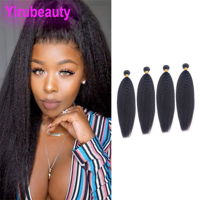 Brazilian Virgin Hair Extensions 4 Bundles Kinky Straight 4 Pieces/lot Yaki Straight Double Wefts Nautral Color 8-28inch, Natural color
Brazilian Virgin Hair Extensions 4 Bundles Kinky Straight 4 Pieces/lot Yaki Straight Double Wefts Nautral Color 8-28inch, Natural color