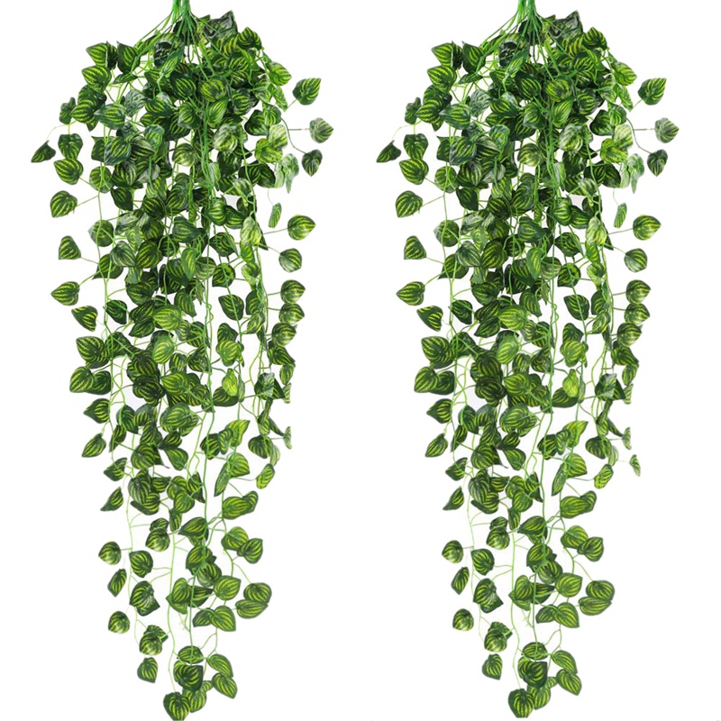 2Pcs Artificial Ivy Garland Fake Hanging Vine Plants Faux Foliage Garland for Party Wedding Garden Kitchen Home Office Hanging B, Green
2Pcs Artificial Ivy Garland Fake Hanging Vine Plants Faux Foliage Garland for Party Wedding Garden Kitchen Home Office Hanging B, Green