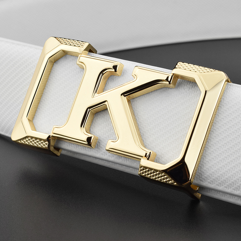 High Quality K belts mens Letter Casual Genuine fashion Waist Strap leather cintos masculinos ceinture homme, Black
High Quality K belts mens Letter Casual Genuine fashion Waist Strap leather cintos masculinos ceinture homme, Black