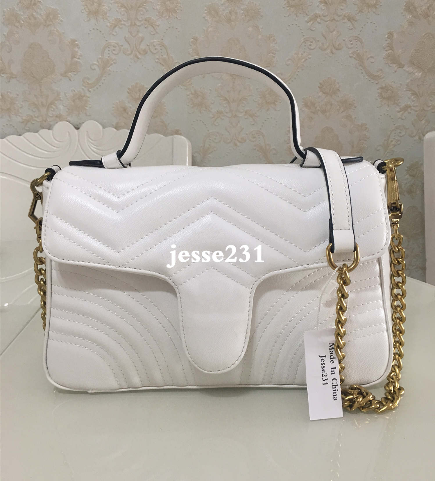 Hot Sale New Style Women Shoulder Bags Gold Chain Cross body Bag Pu Leather Handbags Purse Female Messenger Tote Bag, Khaki
Hot Sale New Style Women Shoulder Bags Gold Chain Cross body Bag Pu Leather Handbags Purse Female Messenger Tote Bag, Khaki