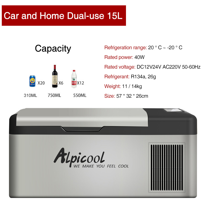 15L Car Refrigerator Fridge Mini Compressor Refrigerator Car Cooler Auto-Refrigerator Home Fridge Portatil Nevera Camping
15L Car Refrigerator Fridge Mini Compressor Refrigerator Car Cooler Auto-Refrigerator Home Fridge Portatil Nevera Camping