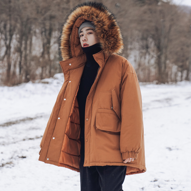 New autumn/winter 2019 slimming solid color thickened hooded padded clothes loose casual personality youth men' wear, Black
New autumn/winter 2019 slimming solid color thickened hooded padded clothes loose casual personality youth men' wear, Black
