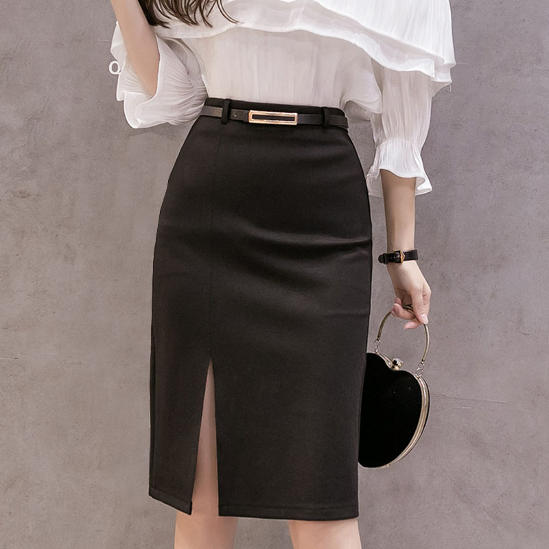 faldas mujer moda 2020 skirts womens free belt high waist skirt slim pencil skirt women sexy Split black woman skirts D163
faldas mujer moda 2020 skirts womens free belt high waist skirt slim pencil skirt women sexy Split black woman skirts D163