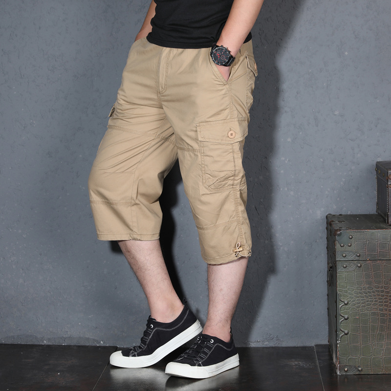 Multi-pockets Cropped Trousers for Men -5XL Plus Size Leisure Hiking Fishing Outdoor Short Pants Summer Thin Cotton Capri Pants, Black
Multi-pockets Cropped Trousers for Men -5XL Plus Size Leisure Hiking Fishing Outdoor Short Pants Summer Thin Cotton Capri Pants, Black