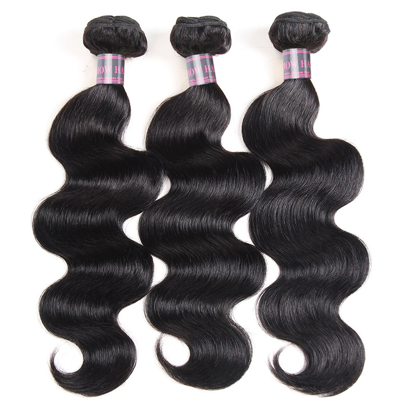 3 Bundles 8-38 inch Deep Loose Brazilian Human Hair Bundles Yaki Straight Deep Curly Body Water Wave Straight Color Virgin Hair Extensions