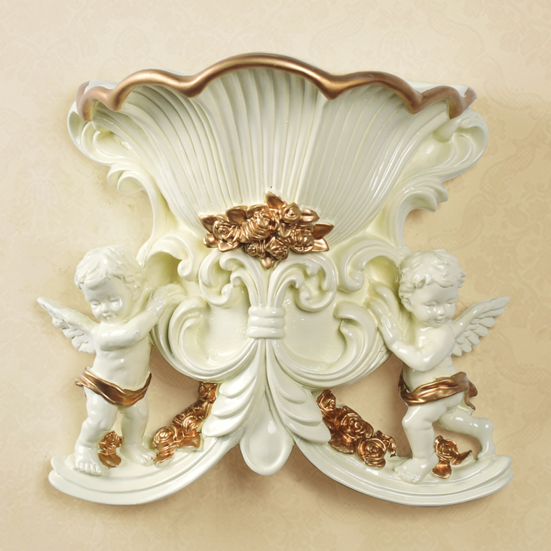 Resin art Vases Home decorative European Style Creative hanging Wall Vase wedding home decoration Living Room Table Flower Vase