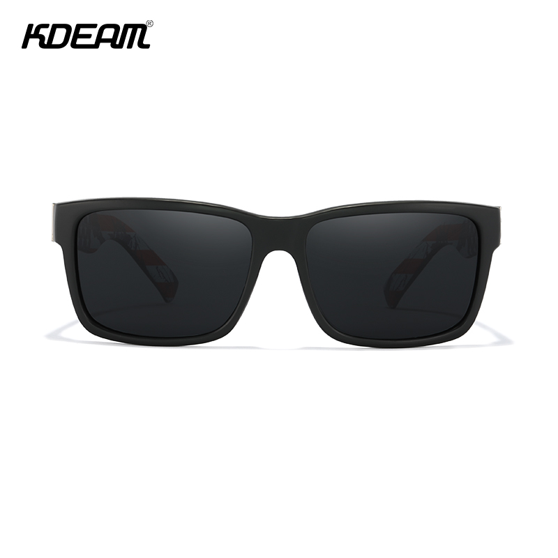 KDEAM Shocking Color 2020 Square Sport Men Sunglasses Polarized Elmore Fashion Glasses for Lady KD505 CX200706