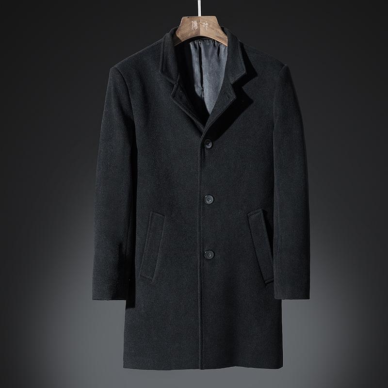 Dhfinery Winter Wool Coat Men Long Sections Lapel 27 %Woolen Coats Black Gray Business Overcoat Mens Windbreaker Jacket 6603
Dhfinery Winter Wool Coat Men Long Sections Lapel 27 %Woolen Coats Black Gray Business Overcoat Mens Windbreaker Jacket 6603