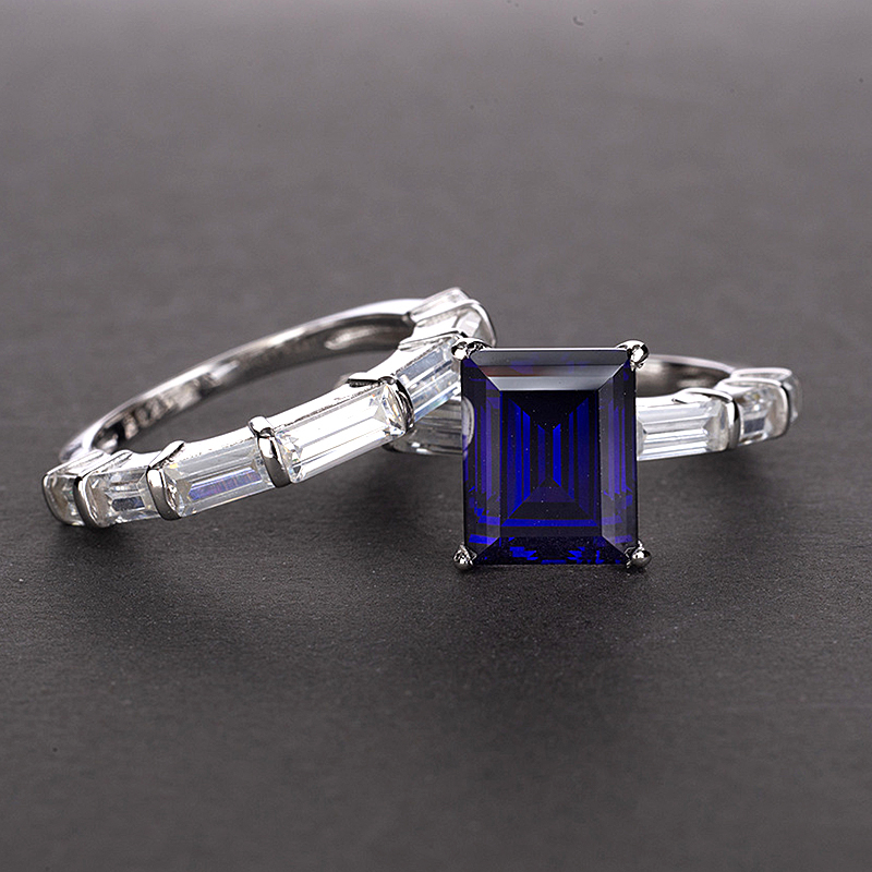 PANSYSEN Real 925 Sterling Silver Rings For Women 100% Natural Emerald Gemstone Fine Jewelry Wedding Engagement Ring 2019 Newly CJ191205
