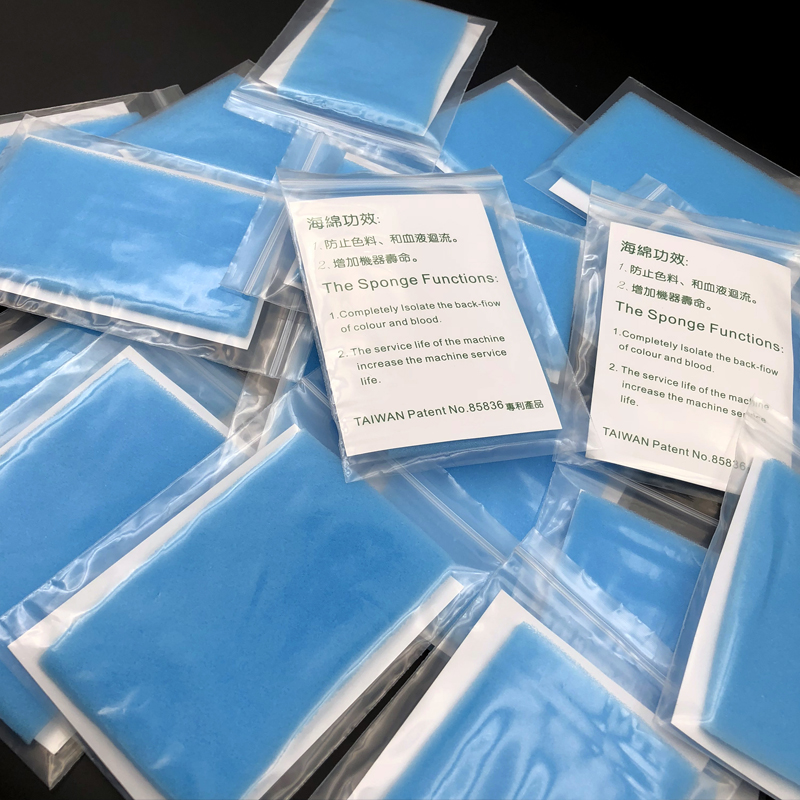 10pcs Original Taiwan Sponge slice for G-8650 G-9740 tattoo machine G8650 Giant Sun G-9410 Sunshine Permanent Makeup Machine