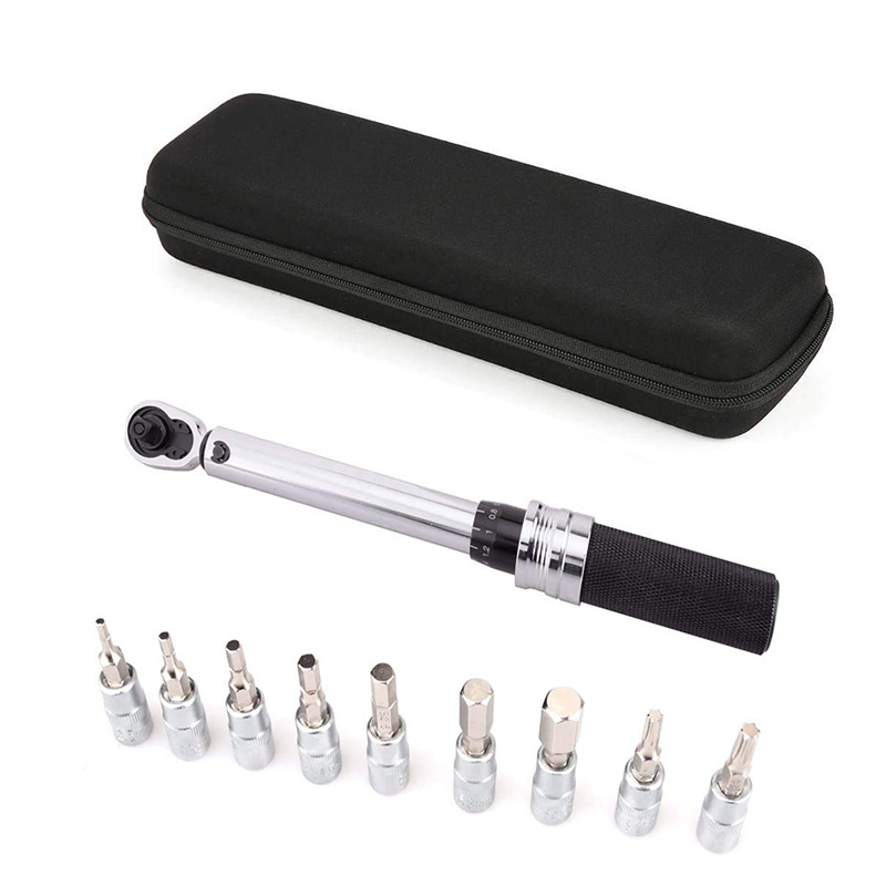 1/4"DR 1-25nm Adjustable Torque Wrench Set Hand Tools Spanner Kit Home DIY Fixing Bicycle Repair Tool Set
1/4"DR 1-25nm Adjustable Torque Wrench Set Hand Tools Spanner Kit Home DIY Fixing Bicycle Repair Tool Set