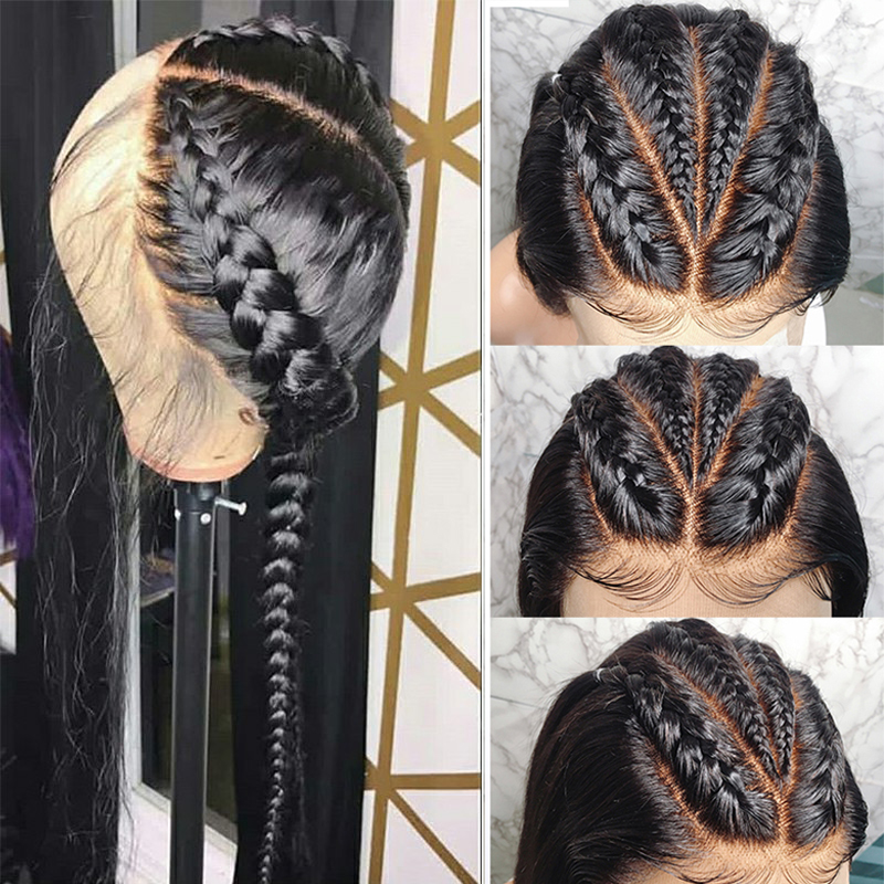 Straight Full Lace Human Hair Wigs With Baby Hair Natural Black Brazilian Remy Hair Glueless Full Lace Wigs For Women, Natural color
Straight Full Lace Human Hair Wigs With Baby Hair Natural Black Brazilian Remy Hair Glueless Full Lace Wigs For Women, Natural color