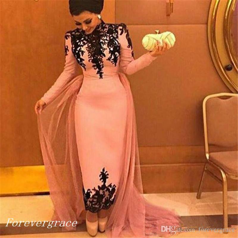 2019 Muslim Long Sleeves Evening Dress High Neck Lace Appliques Ankle Length Formal Holiday Wear Prom Party Gown Custom Made Plus Size, Ivory
2019 Muslim Long Sleeves Evening Dress High Neck Lace Appliques Ankle Length Formal Holiday Wear Prom Party Gown Custom Made Plus Size, Ivory