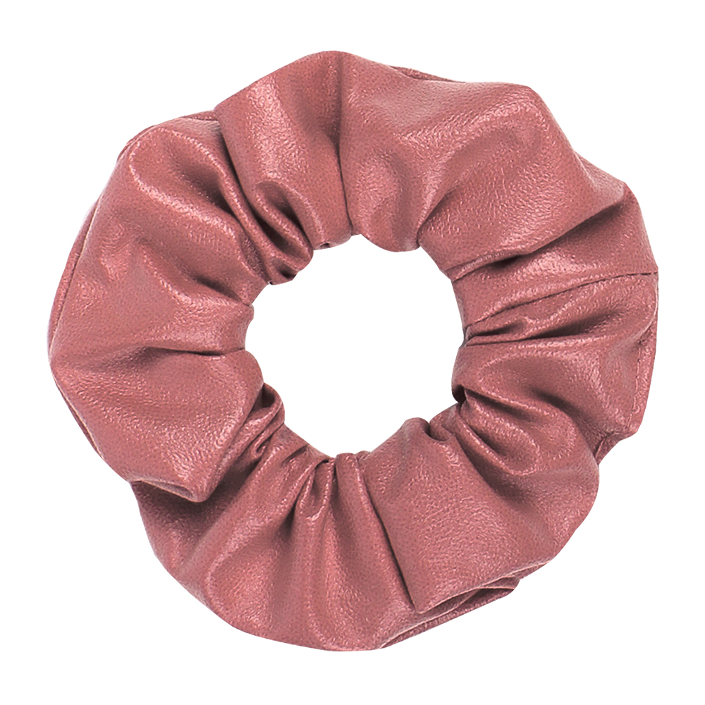 Scrunchie Women Girls Elastic Hair Rubber Bands Accessories Gum For Kids Leather PU Hair Tie Ring Rope Ponytail Holder 0903A