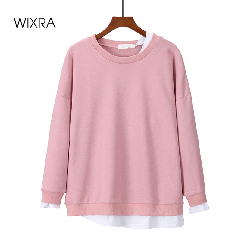 Wixra Women' Basic Sweatshirts Solid Women Classic O Neck Long Sleeve Autumn Spring Casual Pullover Tops, Black
Wixra Women' Basic Sweatshirts Solid Women Classic O Neck Long Sleeve Autumn Spring Casual Pullover Tops, Black