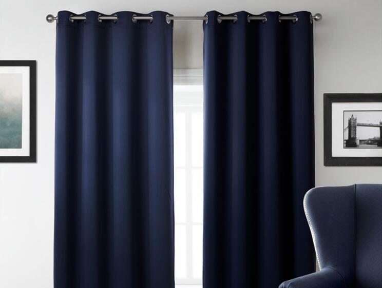 Modern blackout curtain for window treatment blinds finished drapes