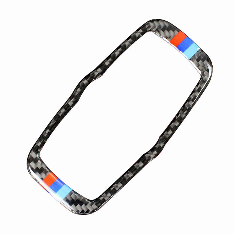 For BMW E70 E71 Interior Carbon Fiber Headlight Switch Buttons Frame Decoration Cover Trim Car Styling Stickers X5 X6 Auto Accessories