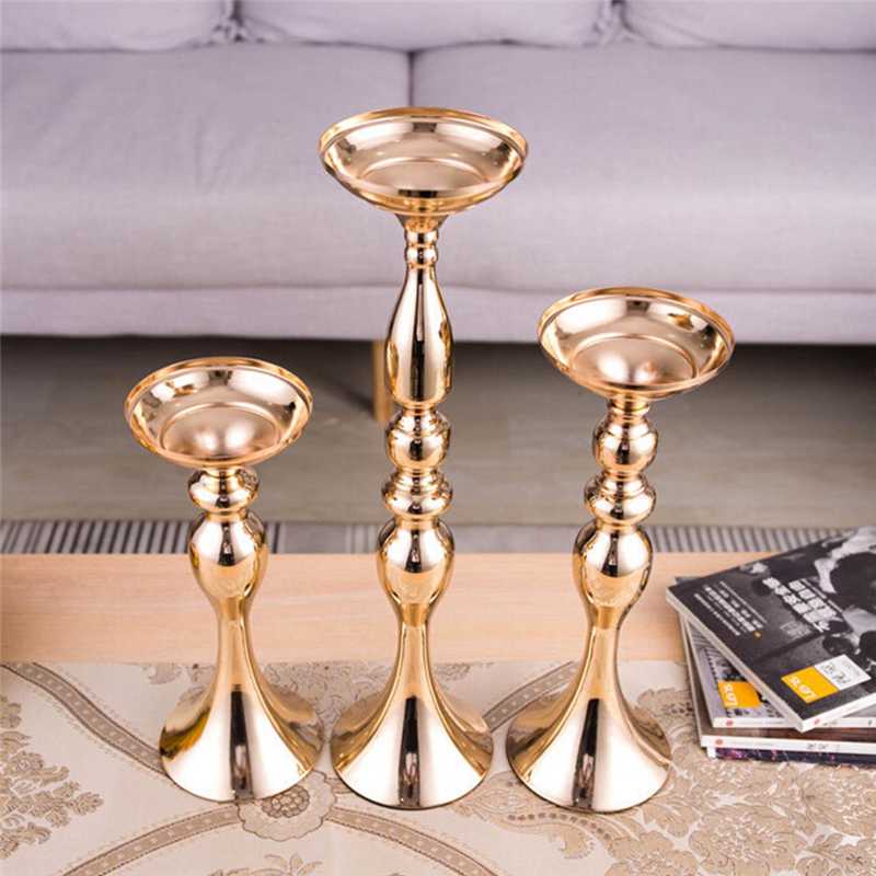 Gold Candle Holders Flower Vase Candlestick Wedding Decoration Table Centerpiece Flower Rack Road Lead Home Decoration
Gold Candle Holders Flower Vase Candlestick Wedding Decoration Table Centerpiece Flower Rack Road Lead Home Decoration
