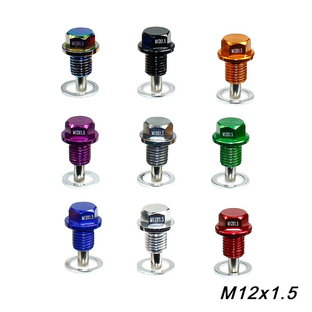 CNSPEED M12*P1.5 Magnetic Plug Magnetic Sump Drain Nut Oil Drain Bolt Sump drain plug For Most BMW
CNSPEED M12*P1.5 Magnetic Plug Magnetic Sump Drain Nut Oil Drain Bolt Sump drain plug For Most BMW