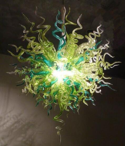 Custom Made Blown Murano Modern Art Chandeliers CE UL Certificate LED Light Source Glass Chandelier for Villa Foyer Decor