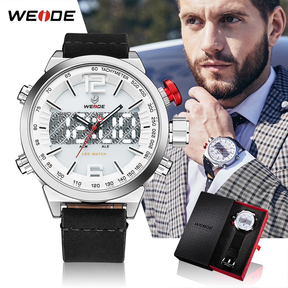 WEIDE Casual Model Digital Multiple Time Zone Alarm Military Chronograph Auto Date LED Display Quartz watch Relogio Masculino, Brown
WEIDE Casual Model Digital Multiple Time Zone Alarm Military Chronograph Auto Date LED Display Quartz watch Relogio Masculino, Brown