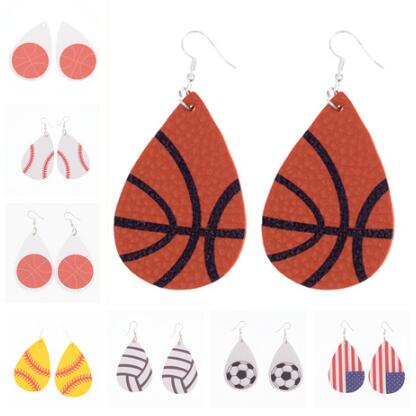 Christmas Gift PU leather Basketball Drop Earrings Fashion Baseball Dangle Earrings Sports Football Earrings for Women Friendship Gift, Silver
Christmas Gift PU leather Basketball Drop Earrings Fashion Baseball Dangle Earrings Sports Football Earrings for Women Friendship Gift, Silver