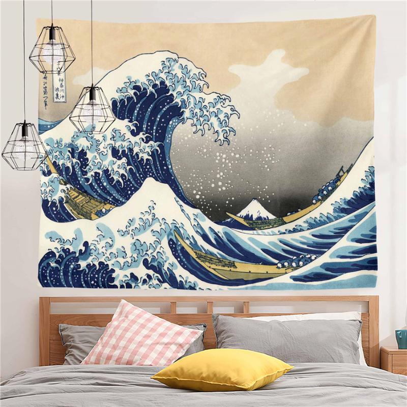 HELENGILI Home Furnishing Apanese Art Tapestry Wall Hanging Sandy Beach Picnic Throw Rug Camping Tent Sleeping Pad
HELENGILI Home Furnishing Apanese Art Tapestry Wall Hanging Sandy Beach Picnic Throw Rug Camping Tent Sleeping Pad
