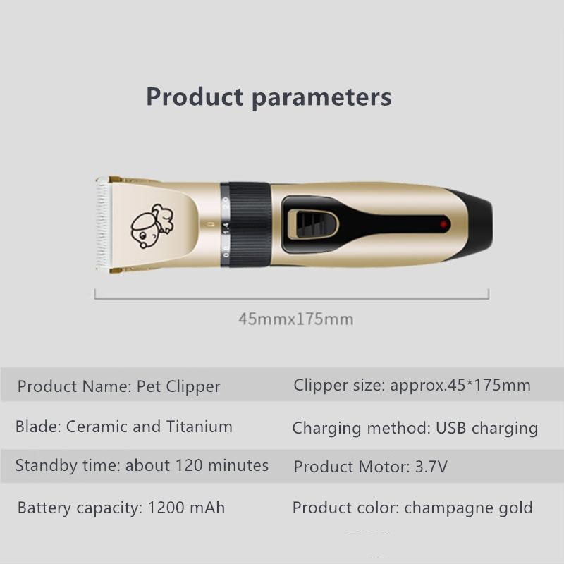 DHL Fast Shipping Professional Pet Hair Trimmer Animal Grooming Clippers Cat Cutter hine Shaver Electric Scissor Clipper Dog shaver