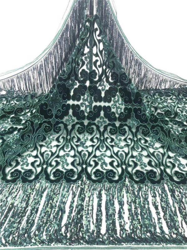 2020 High Quality African Lace Fabric with Sequins French Velvet Lace Fabric Nigerian Fabrics For Evening Dress CDA4
2020 High Quality African Lace Fabric with Sequins French Velvet Lace Fabric Nigerian Fabrics For Evening Dress CDA4