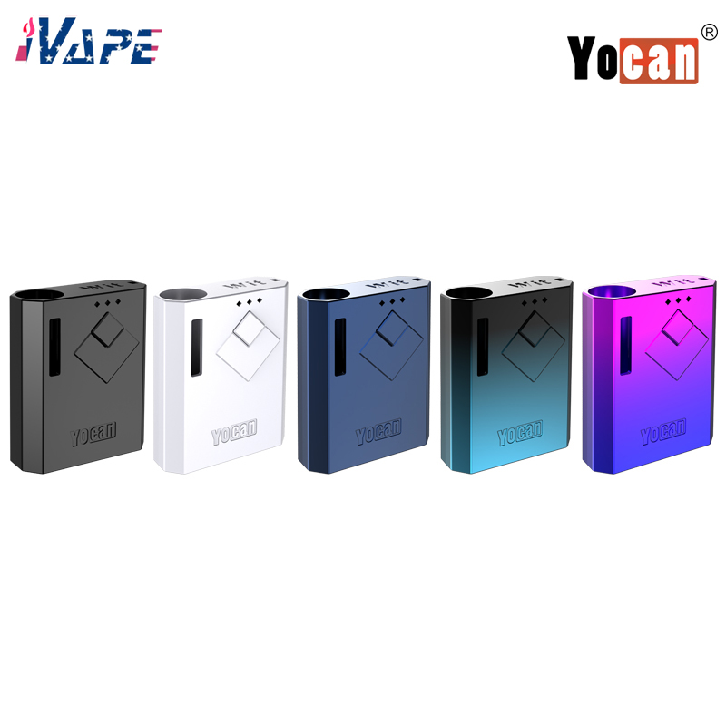 Yocan Wit Box Mod 500mah 10s Preheating Vaporizer Mod Voltage Adjustble 510 Adapter for 510 Thread Oil Atomizer Tanks 100% Original от DHgate WW