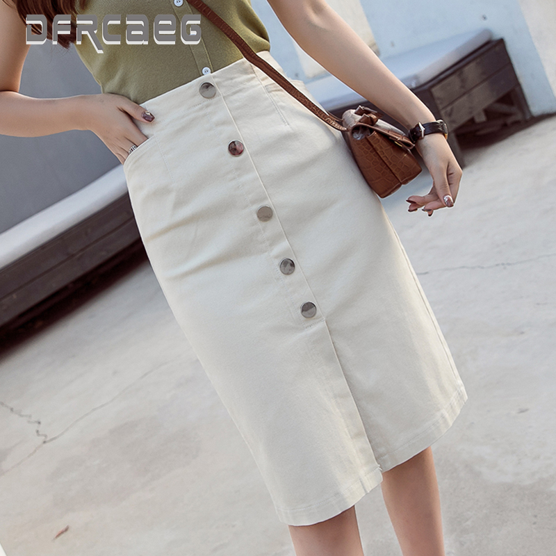 Women Clothes 2019 Office Lady Pencil Skirt High Waist White Row Of Button Hipper Skirt High elastic korean style women, Pure-white
Women Clothes 2019 Office Lady Pencil Skirt High Waist White Row Of Button Hipper Skirt High elastic korean style women, Pure-white